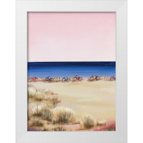 Blue Water White Modern Wood Framed Art Print by Cook, Andrea