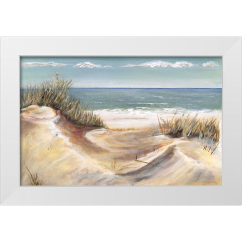 Dunes I White Modern Wood Framed Art Print by Eenhoorn, Alice