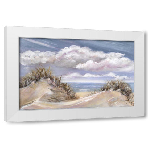 Dunes II White Modern Wood Framed Art Print by Eenhoorn, Alice