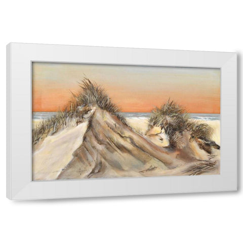 Dunes III White Modern Wood Framed Art Print by Eenhoorn, Alice