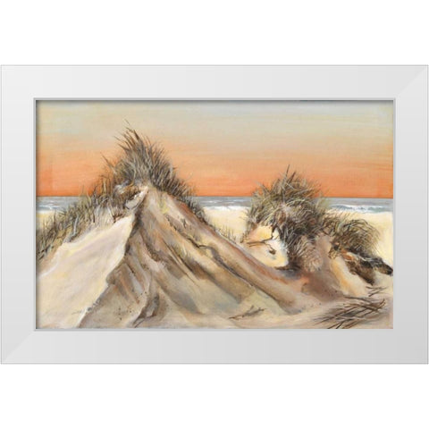 Dunes III White Modern Wood Framed Art Print by Eenhoorn, Alice