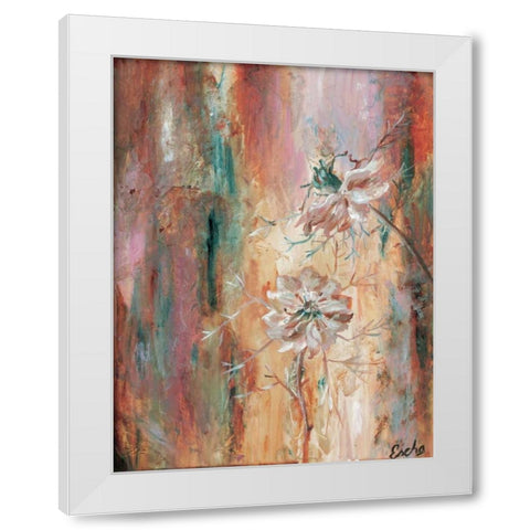 Nigella II White Modern Wood Framed Art Print by van den Bogerd, Escha