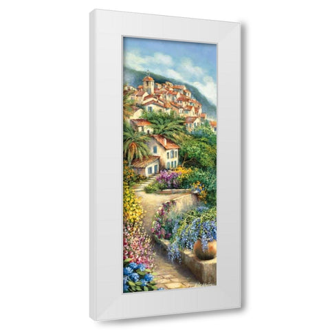 Ramatuelle I White Modern Wood Framed Art Print by Erwin, Eric