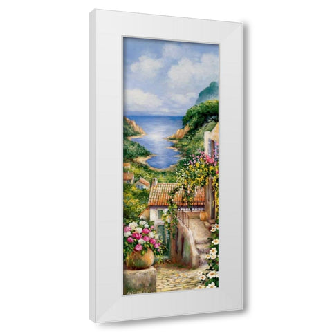 Ramatuelle II White Modern Wood Framed Art Print by Erwin, Eric