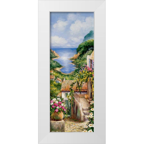 Ramatuelle II White Modern Wood Framed Art Print by Erwin, Eric