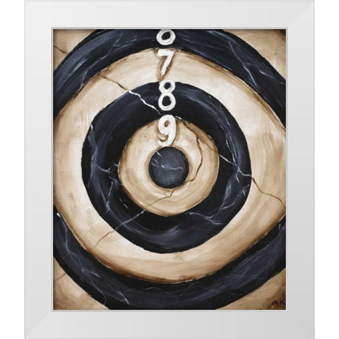 Colonic II White Modern Wood Framed Art Print by Elki,O