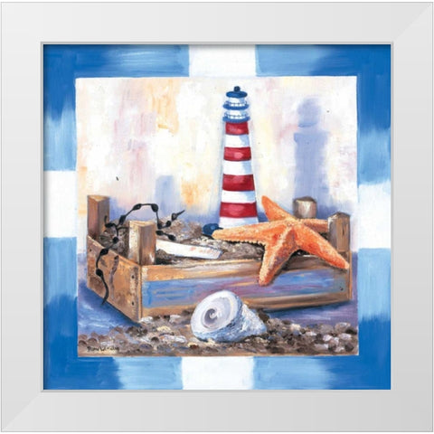 Holiday memories II White Modern Wood Framed Art Print by Withaar, Rian