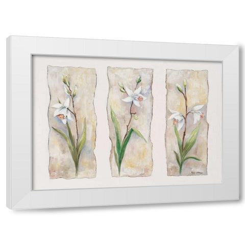 Aspects of orchids White Modern Wood Framed Art Print by Withaar, Rian