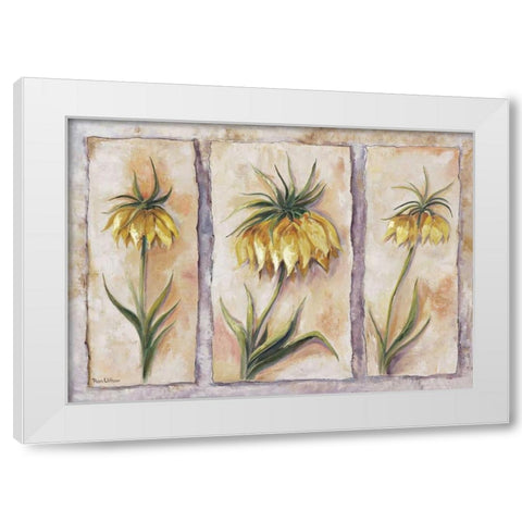 Fritillaria Imperialis White Modern Wood Framed Art Print by Withaar, Rian