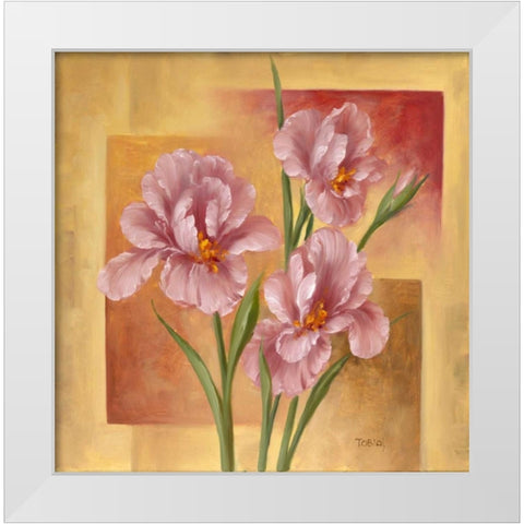 Seduction I White Modern Wood Framed Art Print by Tobias, Horst