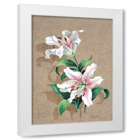 A canvas for 2 White Modern Wood Framed Art Print by Kumorek, Krysztov