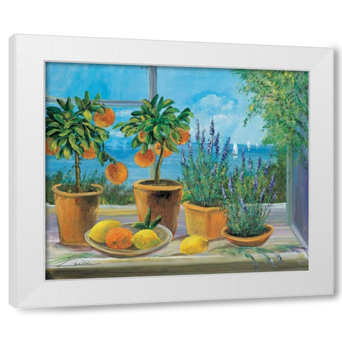 Creative compliments White Modern Wood Framed Art Print by Schottler, Katharina