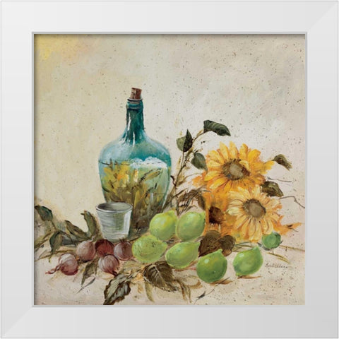 Mediterranean comp. II White Modern Wood Framed Art Print by Schottler, Katharina