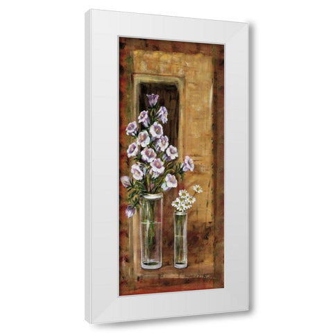 Botanical V White Modern Wood Framed Art Print by Schottler, Katharina