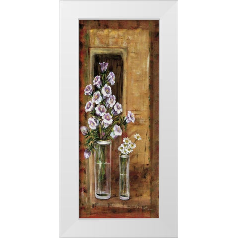 Botanical V White Modern Wood Framed Art Print by Schottler, Katharina