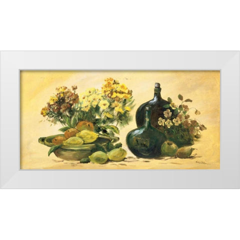 Stillife II White Modern Wood Framed Art Print by Schottler, Katharina