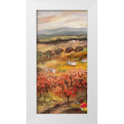 Trytic I White Modern Wood Framed Art Print by Schottler, Katharina