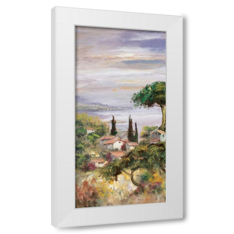 Italy trio I White Modern Wood Framed Art Print by Schottler, Katharina