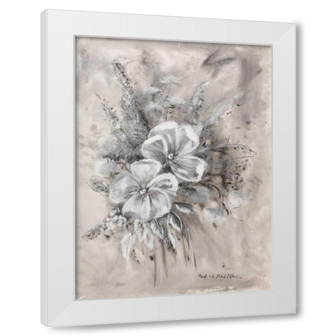 Greytone II White Modern Wood Framed Art Print by Schottler, Katharina