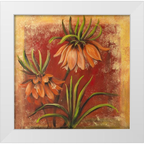 Imago I White Modern Wood Framed Art Print by Schottler, Katharina