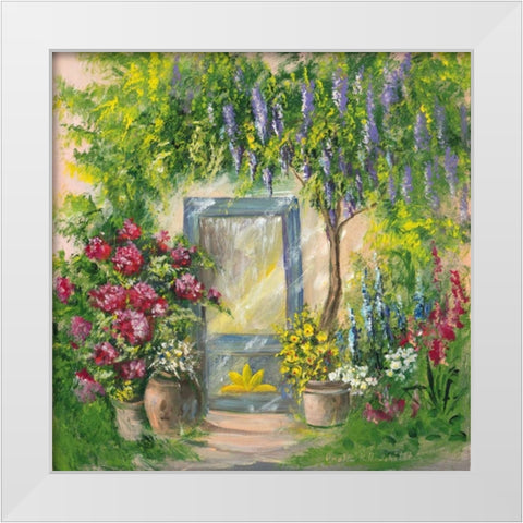 Entrada I White Modern Wood Framed Art Print by Schottler, Katharina