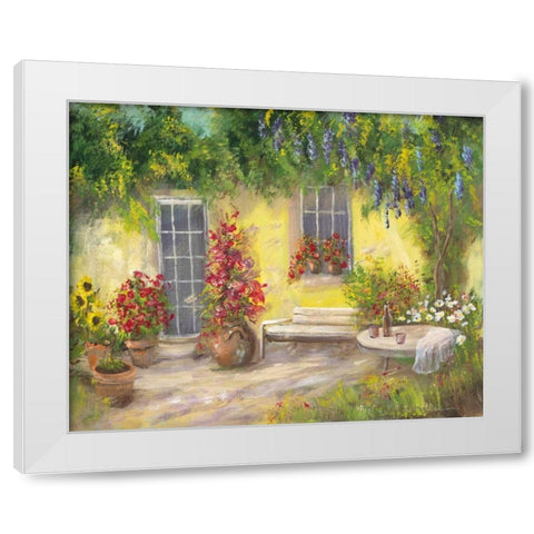 Romantic I White Modern Wood Framed Art Print by Schottler, Katharina