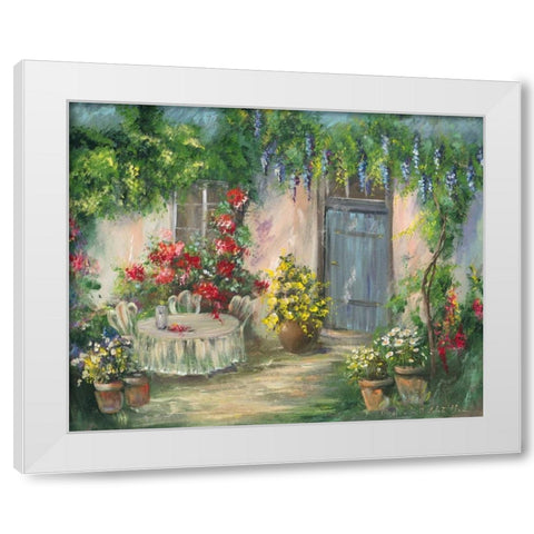Romantic II White Modern Wood Framed Art Print by Schottler, Katharina