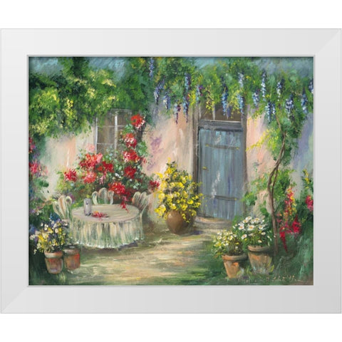 Romantic II White Modern Wood Framed Art Print by Schottler, Katharina