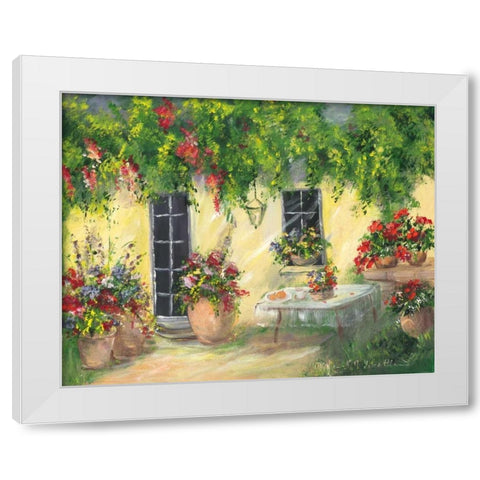 Romantic III White Modern Wood Framed Art Print by Schottler, Katharina