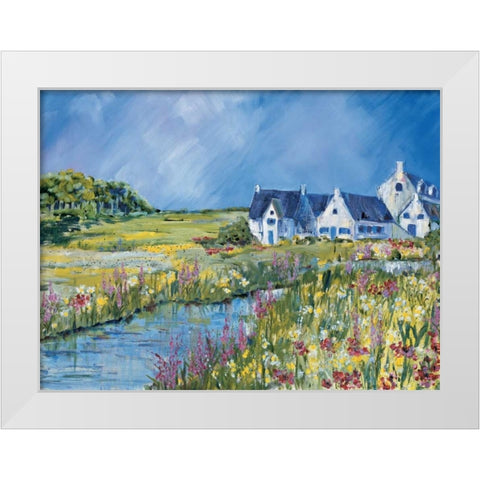 Lovely site II White Modern Wood Framed Art Print by Cruysberg, Marijke