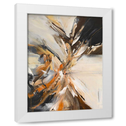 Centre II White Modern Wood Framed Art Print by van Engelshoven, Marie T