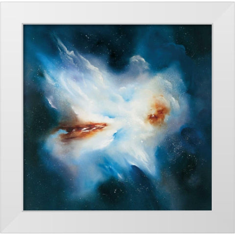 Stylish I White Modern Wood Framed Art Print by Geurts, Nelly