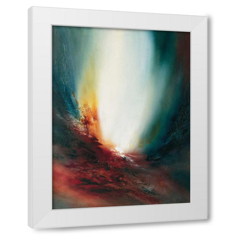 Stylish II White Modern Wood Framed Art Print by Geurts, Nelly