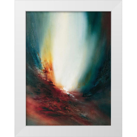 Stylish II White Modern Wood Framed Art Print by Geurts, Nelly