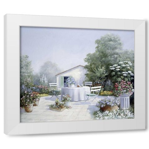 All good things White Modern Wood Framed Art Print by Motz, Peter