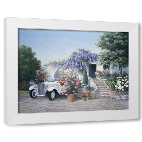 No more wishes White Modern Wood Framed Art Print by Motz, Peter