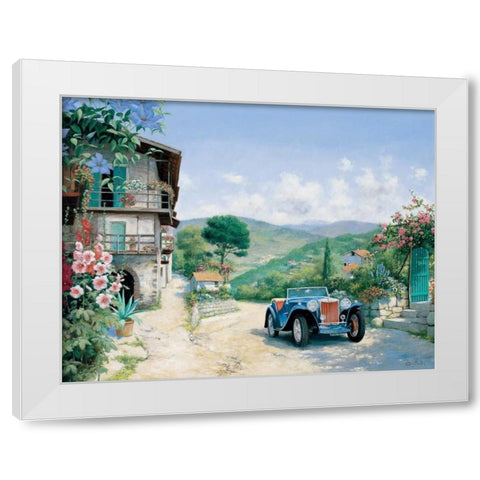 My pride White Modern Wood Framed Art Print by Motz, Peter