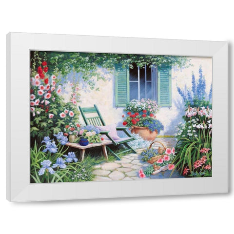 A beautiful spot White Modern Wood Framed Art Print by Motz, Peter