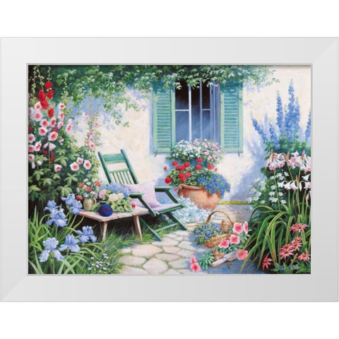 A beautiful spot White Modern Wood Framed Art Print by Motz, Peter