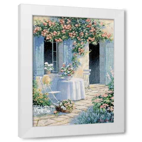 Favourite place White Modern Wood Framed Art Print by Motz, Peter
