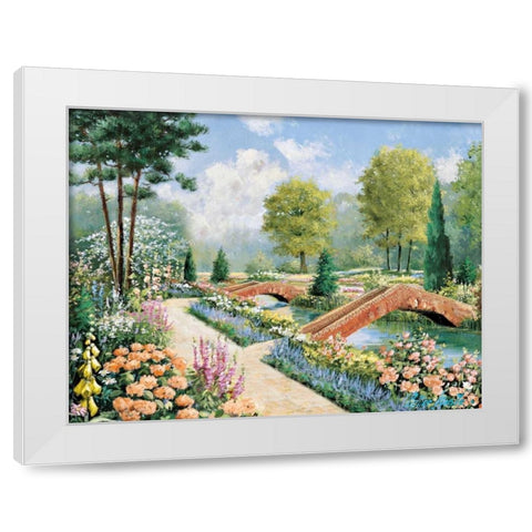 Moment to cherish White Modern Wood Framed Art Print by Motz, Peter