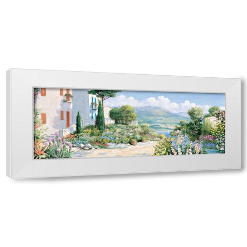 Favourite view White Modern Wood Framed Art Print by Motz, Peter
