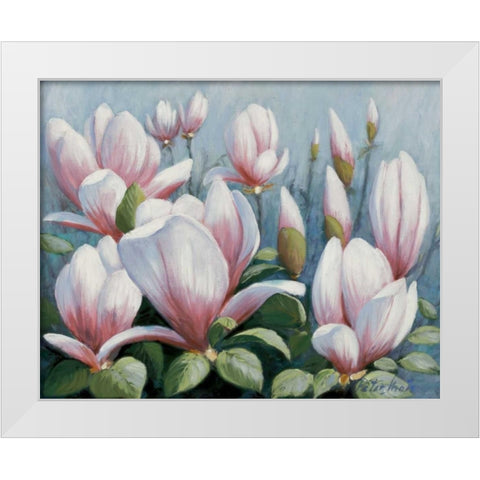 Beauty of silence White Modern Wood Framed Art Print by Motz, Peter