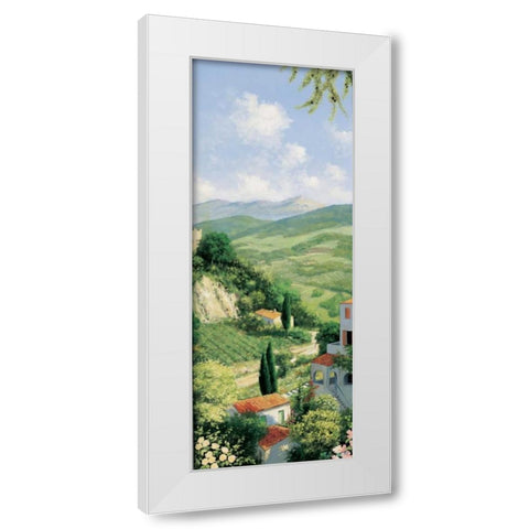 Tuscany White Modern Wood Framed Art Print by Motz, Peter