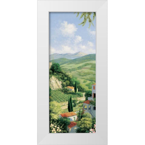 Tuscany White Modern Wood Framed Art Print by Motz, Peter
