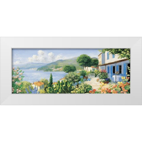 Swiss White Modern Wood Framed Art Print by Motz, Peter