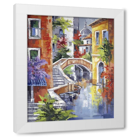 Travollare White Modern Wood Framed Art Print by di Viccaro, Roberto