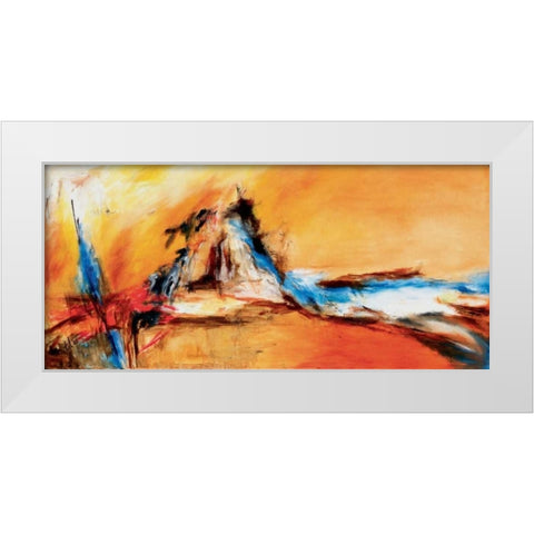 Reconciliation White Modern Wood Framed Art Print by Gerbecks, Tilly