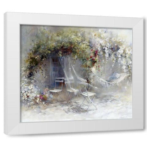 Just peace White Modern Wood Framed Art Print by Haenraets, Willem