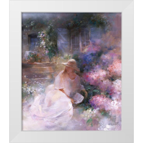 Sunday afternoon White Modern Wood Framed Art Print by Haenraets, Willem